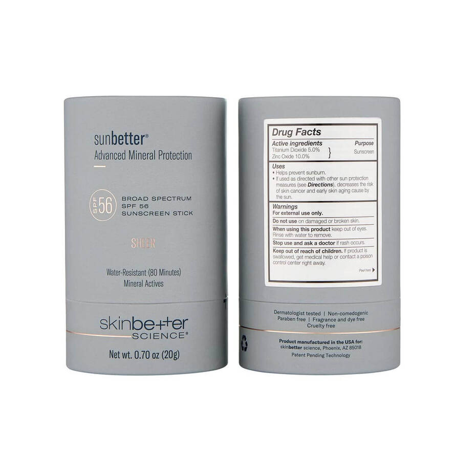 Sunbetter SHEER SPF 56 Sunscreen Stick