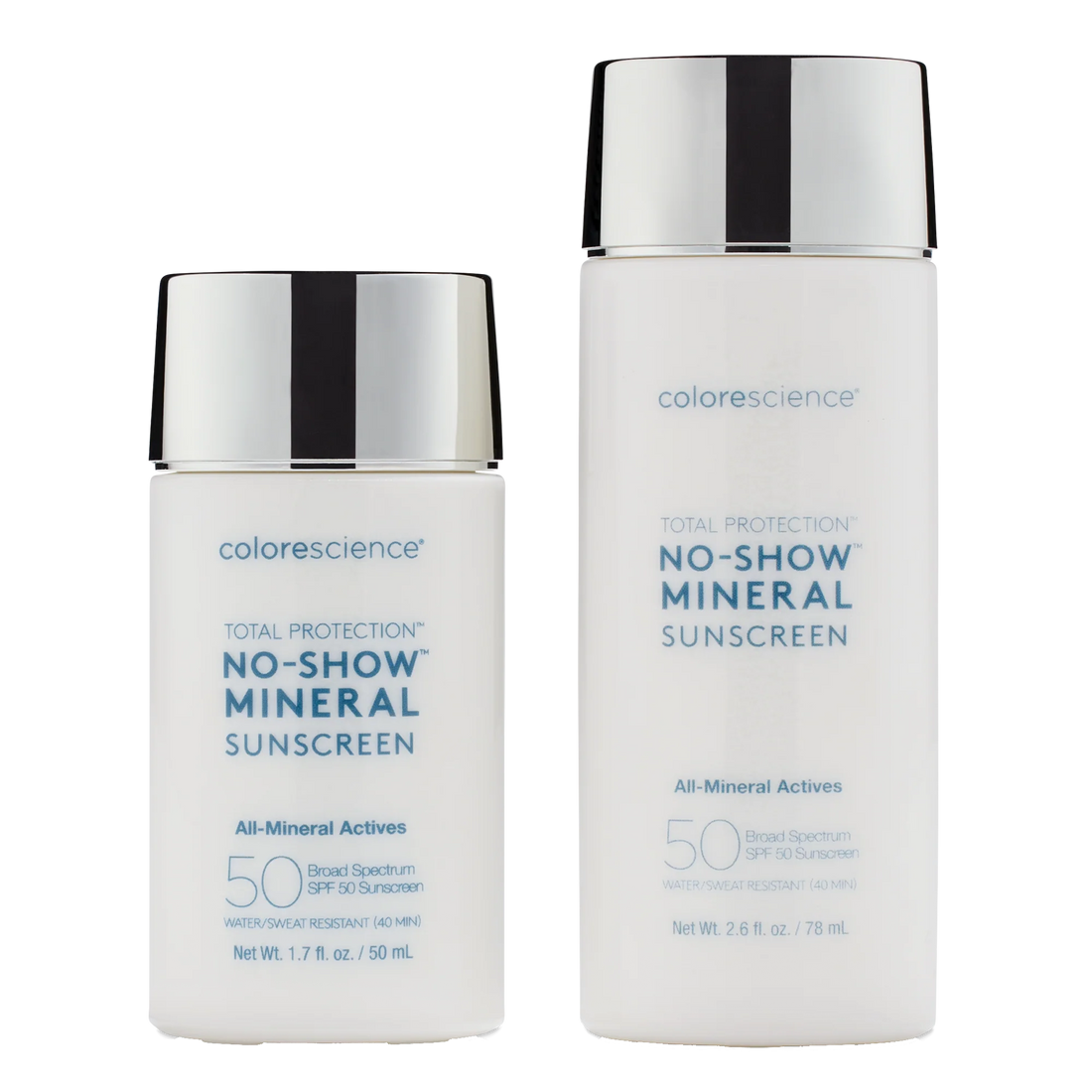 Total protection No show SPF 50 Mineral Sunscreen