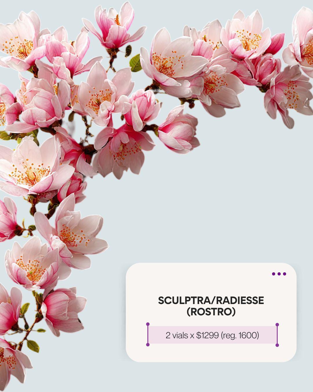Sculptra/Radiesse (rostro)