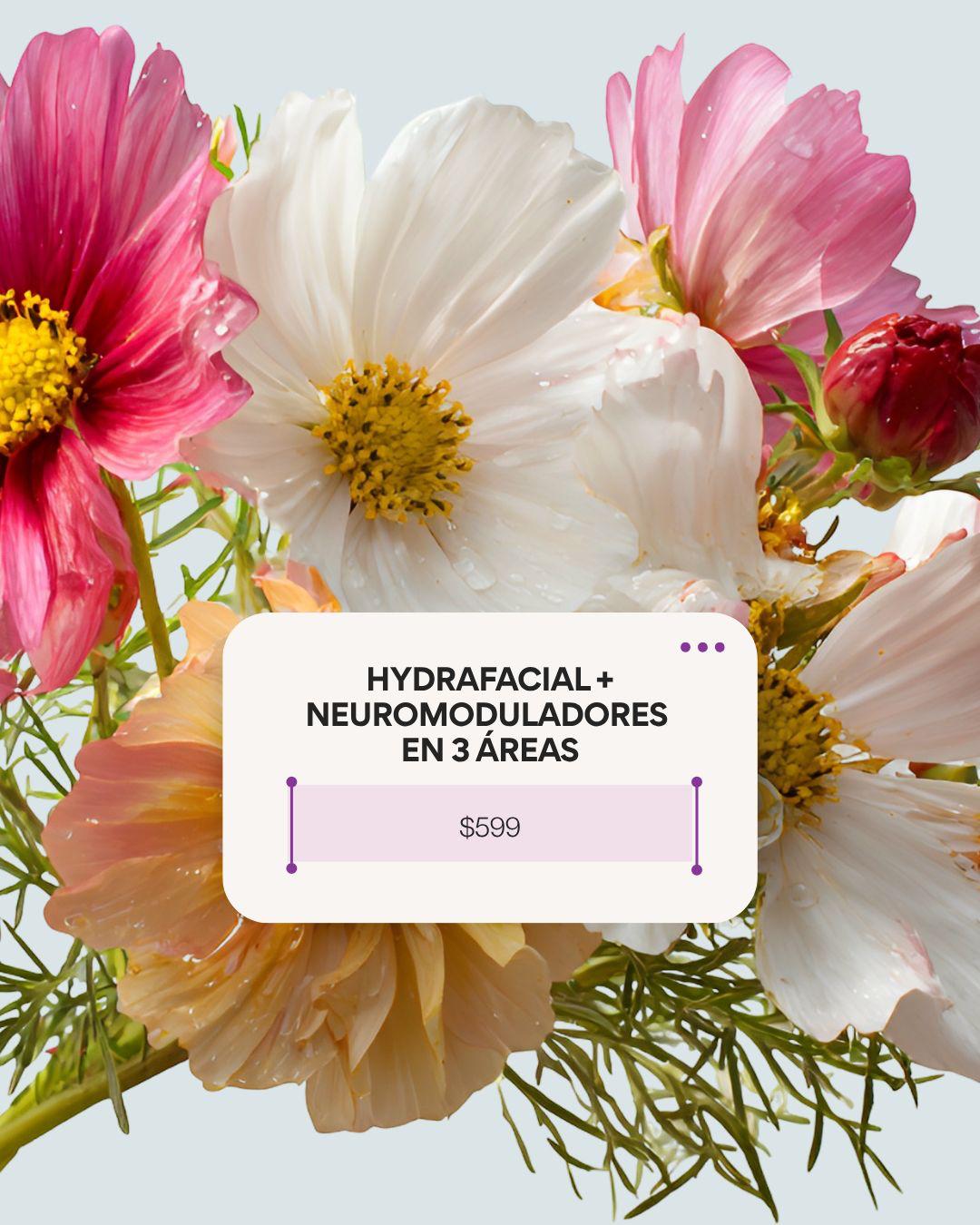 Hydrafacial + Neuromoduladores (3 áreas)