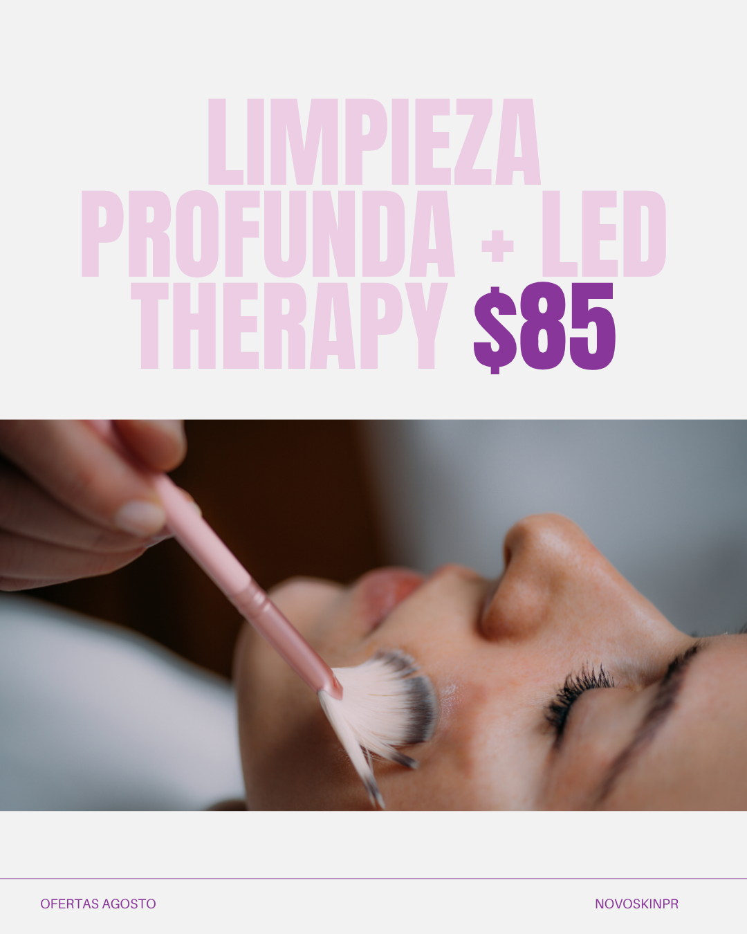 Limpieza profunda + LED therapy