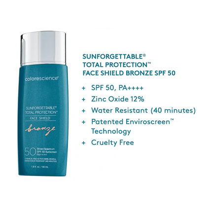 Sunforgettable Total Protection Face Shield Bronze SPF 50